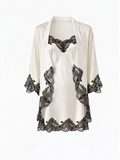 Silk Elegant Night-Robe Set